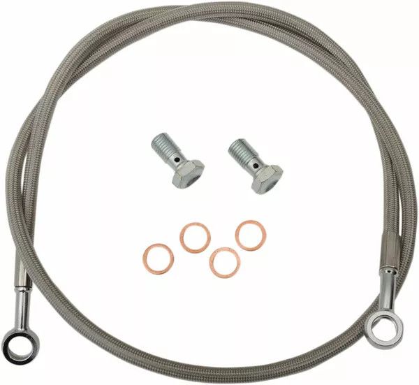Parts unlimited YAM-001-6 meghosszabbított fékvezeték Fék és kuplung cső 0