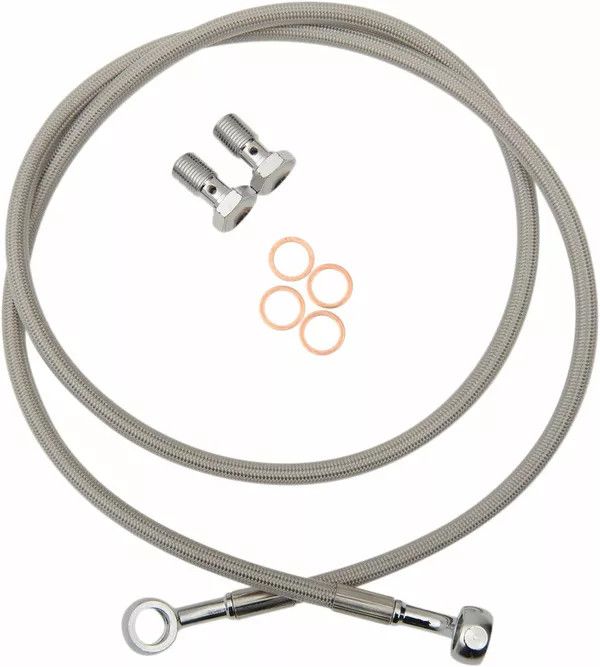 Parts unlimited SKI-004-6 meghosszabbított fékvezeték Fék és kuplung cső 0