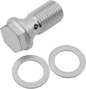 Drag specialties 31152 Univerzális krómozott acél bandzsócsavar Fék és kuplung cső