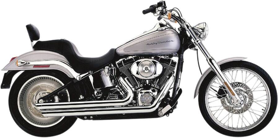 Cobra SPEEDSTER SLASH le kipufogó WITH POWERPORT krómozott HD Teljes kipufogórendszer 0