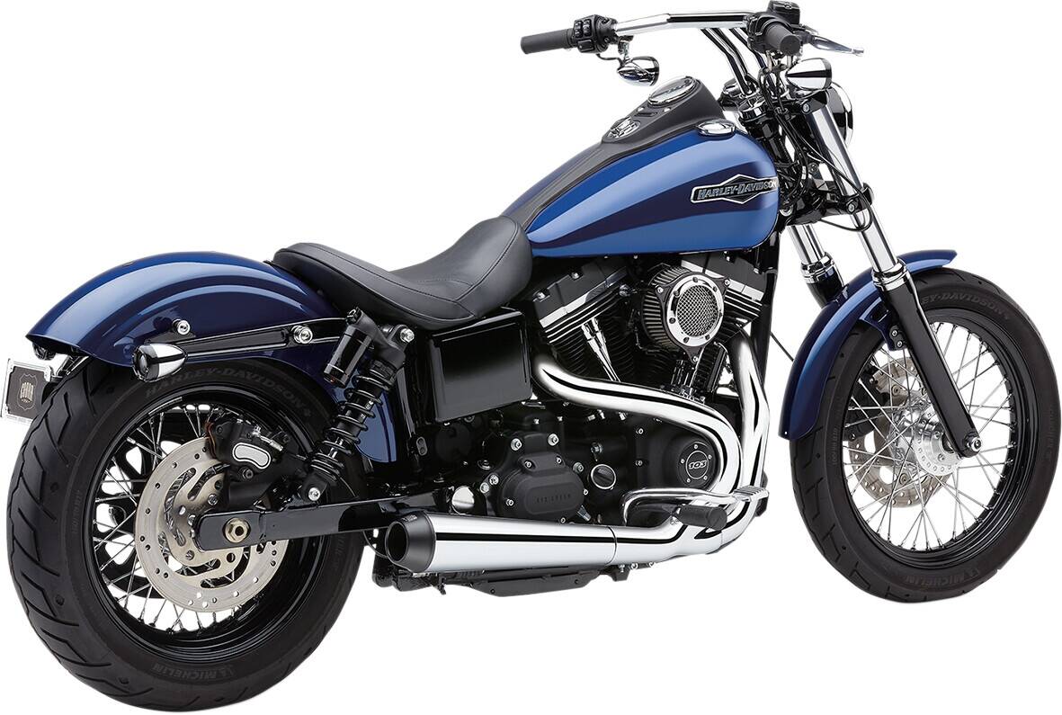 Cobra kipufogó rendszer EL Diablo 2-INTO-1 CHROME/BLACK Teljes kipufogórendszer 0