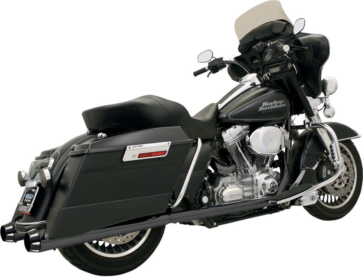 Bassani xhaust kipufogódob egyenes vágás fekete Kipufogó dob - Slip On 0