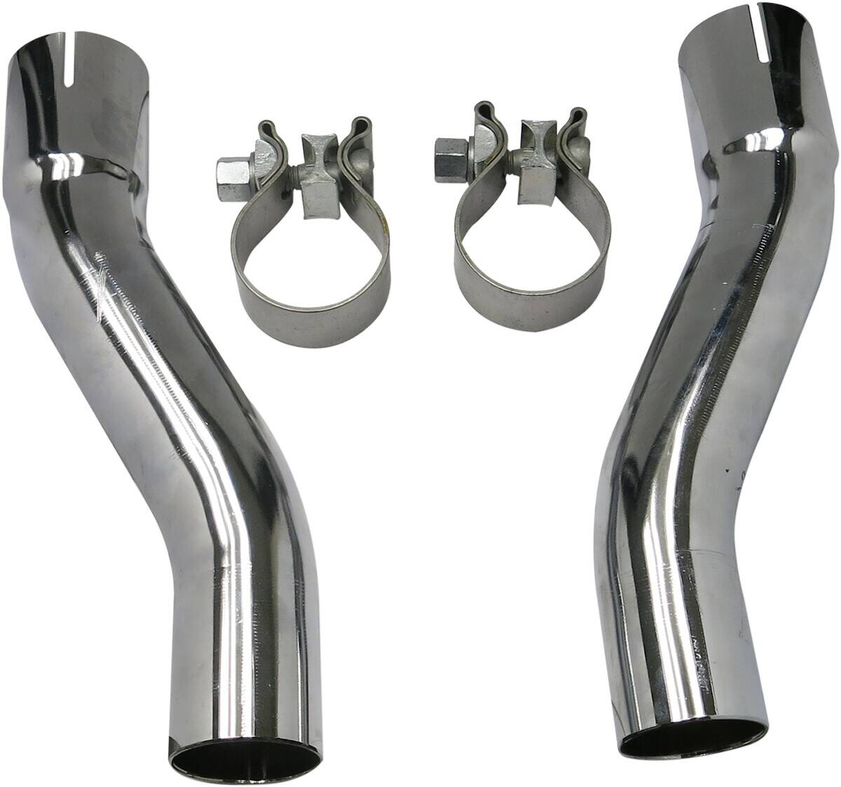 Bassani xhaust kipufogódob ADAPTER készlet FOR TRIKES TO illik BASSANI MUFFLERS/HEADPIPES krómozott Kipufogó leömlők és összekötő csövek 0