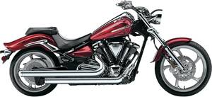 Cobra DRAGSTER kipufogó rendszer krómozott WITH O2 érzékelõ BUNGS Teljes kipufogórendszer
