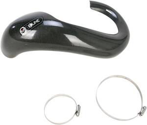 Moose racing hard-parts karbon szál csõ védõ FOR 2-STROKE STOCK kipufogó Kipufogó