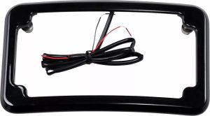 Cycle visions CV4617B ferde rendszámtábla lámpákkal Rendszámtartó