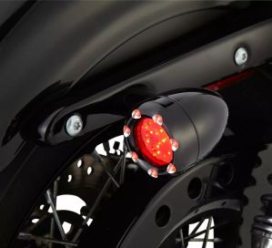 Arlen ness 12-755 LED "Fire Ring" Készlet a gyári "Deuce Style" Irányjelző ház Kiegészítő lámpa, irányjelző 1