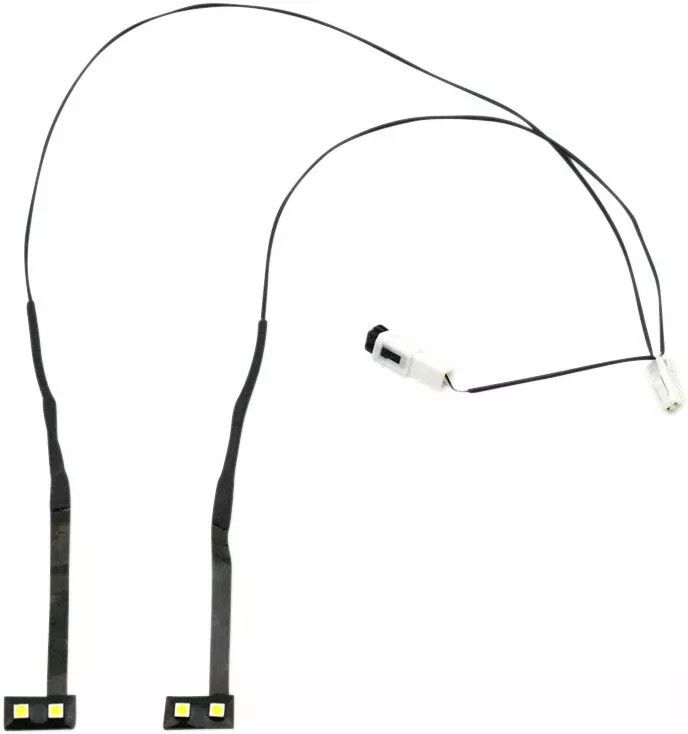 Custom dynamics HD-VENT-LED-WHT szélvédő szellőző díszlámpa készlet Kiegészítő lámpa, irányjelző 0