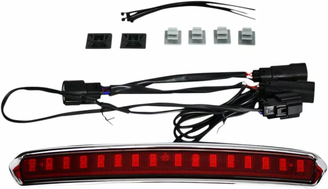 Custom dynamics CD-TP-LID-CR High Mount Tour Pak (HMT) LED lámpa Kiegészítő lámpa, irányjelző 0