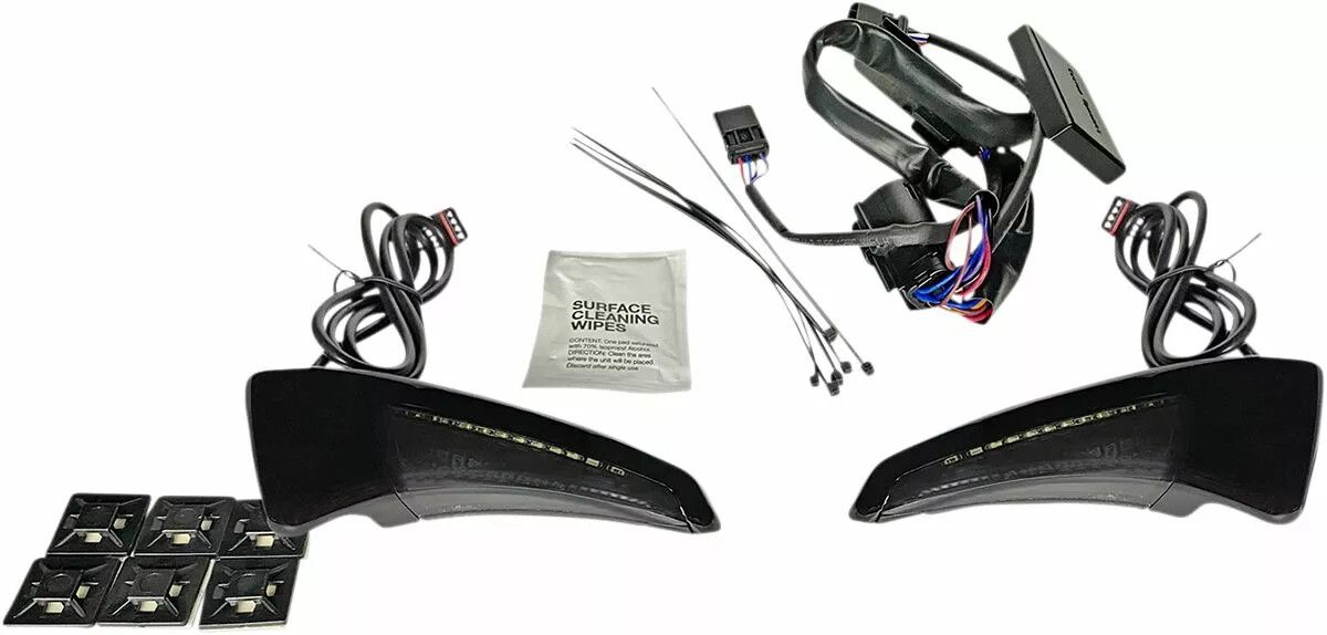 Custom dynamics CD-TPBR-14-SB Sequential Tour Pak Üléstámla LED-lámpák Kiegészítő lámpa, irányjelző 0