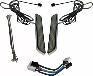 Custom dynamics CD-FORK-HD-SC LED Front Fork Lightz™ Kiegészítő lámpa, irányjelző