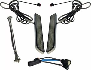 Custom dynamics CD-FORK-SS6-SC LED első villa Lightz™ Kiegészítő lámpa, irányjelző