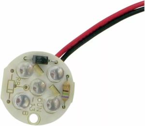 Drag specialties 20-6589-RLED króm jelzőlámpa csere LED Motorkerékpár izzó