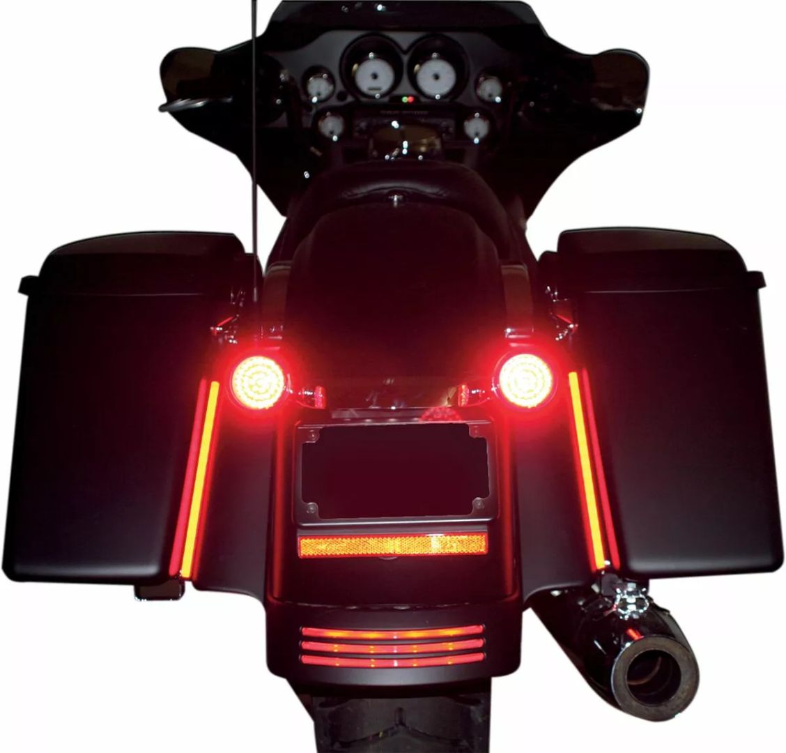 Custom dynamics GEN-100-R univerzális LED-klaszterek Motorkerékpár izzó 2