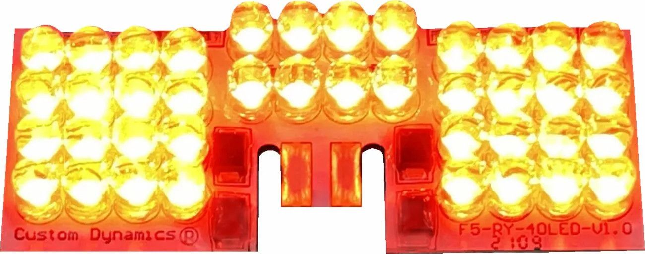 Custom dynamics GEN-FT-R-RUN LED sárvédő tábla Motorkerékpár izzó 0