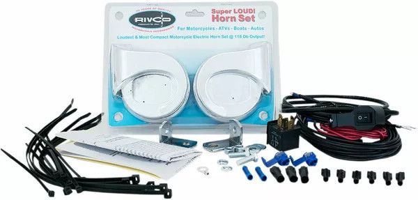 Rivco products EH555 kettős elektromos kürt készlet Kürt, duda 0