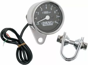 Drag specialties 21-6930DSLEDB 2.4" Mini elektronikus fordulatszámmérő Sebességmérő és fordulatszámmérő