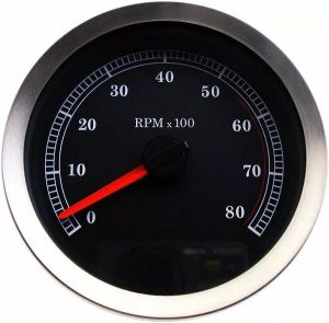 Drag specialties 83114B 4" Elektronikus fordulatszámmérő Sebességmérő és fordulatszámmérő