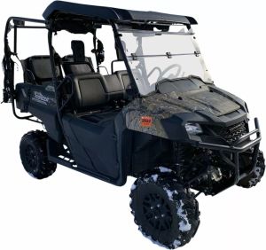 Moose utility division V000263-12200m Deluxe teljes összecsukható szélvédő Szélvédő, plexi, fejidom 6