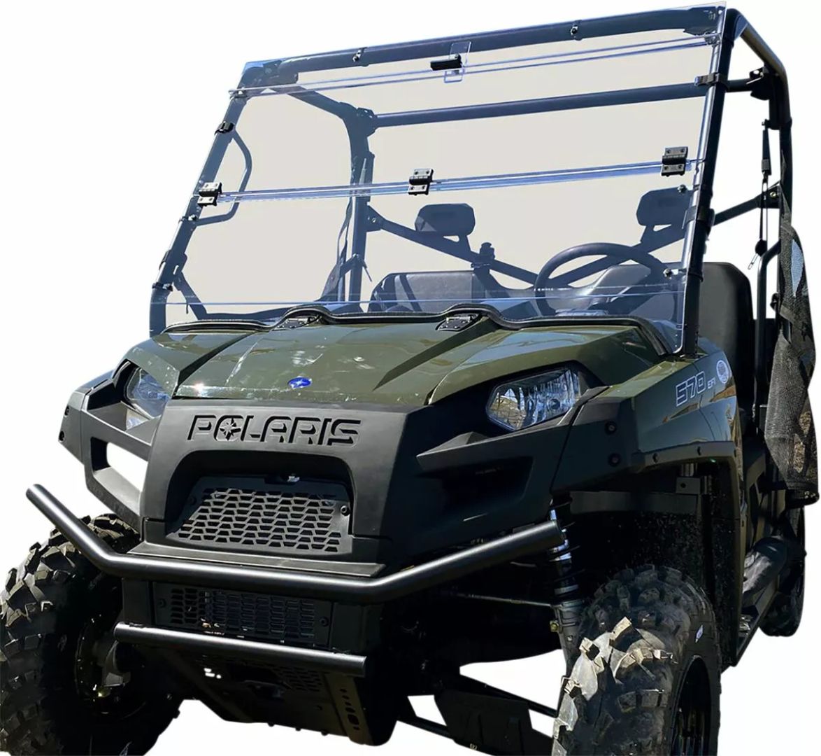 Moose utility division V000267-12200M Deluxe teljes összecsukható szélvédő Szélvédő, plexi, fejidom 6