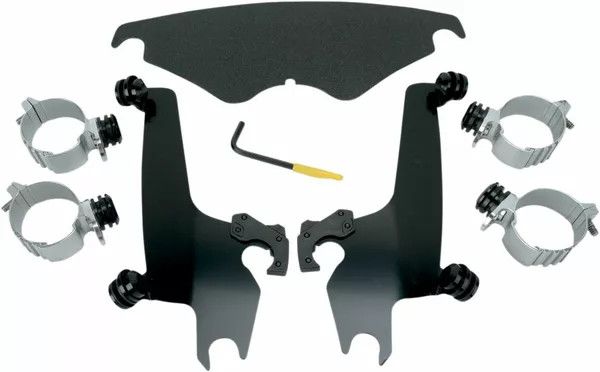 Memphis shades hd MEB8927 Sportshield trigger-zár teljes Mount Kit Szélvédő és karosszéria rögzítő alkatrész 0
