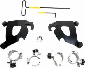 Memphis shades hd MEB2003 CAFE Fairing Trigger-Lock Hardware készlet Szélvédő, fejidom