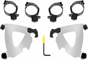 Memphis shades hd MEK2043 Road Warrior Trigger-Lock Mount készlet Szélvédő és karosszéria rögzítő alkatrész
