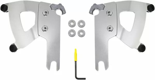 Memphis shades hd MEK2039 Road Warrior Trigger-Lock Mount Kit Szélvédő és karosszéria rögzítő alkatrész 0