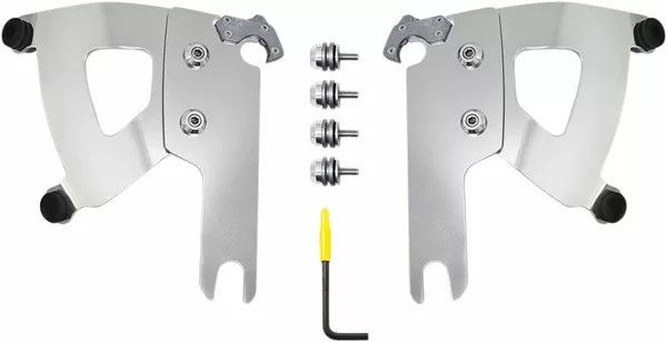 Memphis shades hd MEK2040 Road Warrior Trigger-Lock Mount készlet Szélvédő és karosszéria rögzítő alkatrész 0