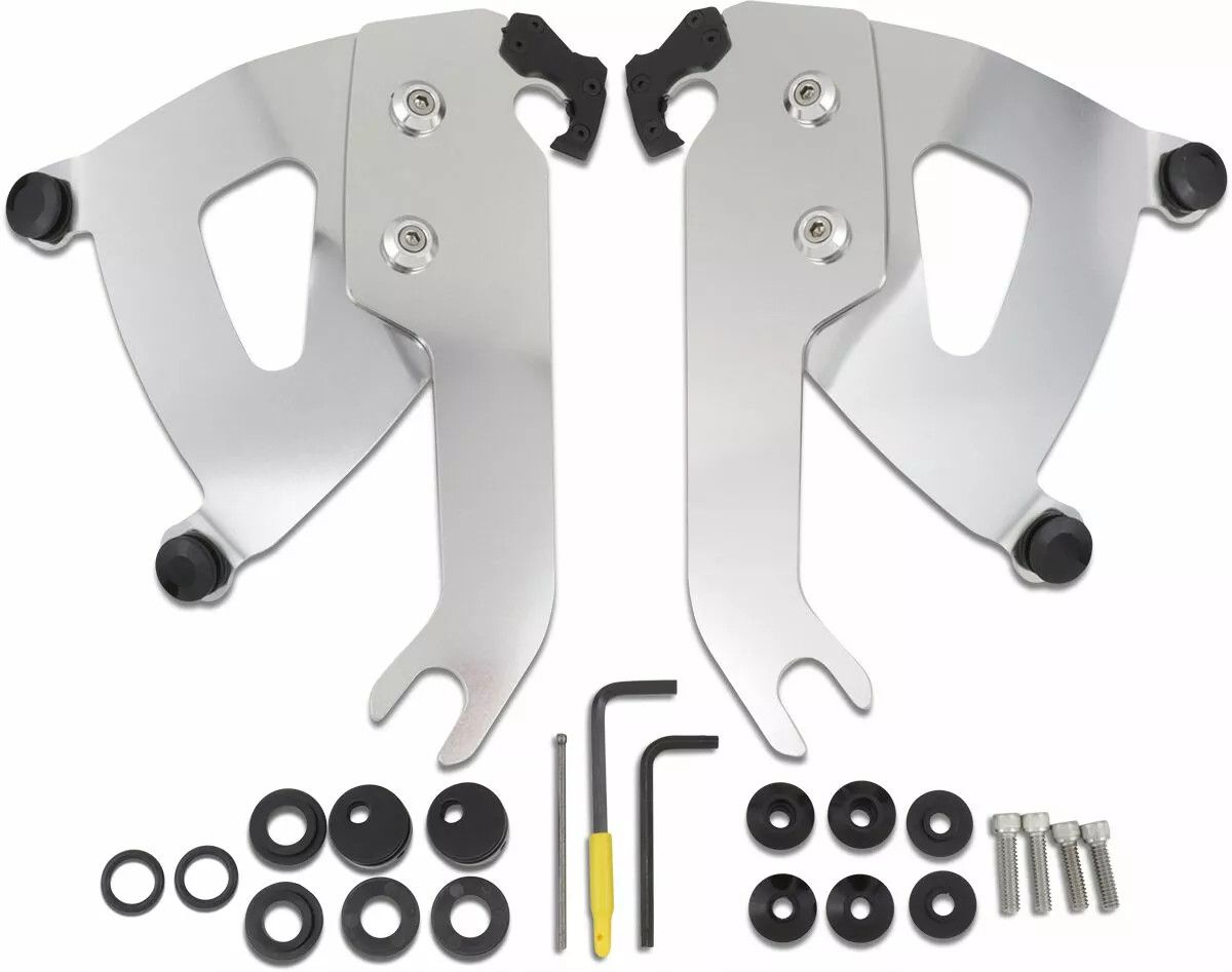 Memphis shades hd MEK2048 Road Warrior Trigger-Lock Mount készlet Szélvédő és karosszéria rögzítő alkatrész 1