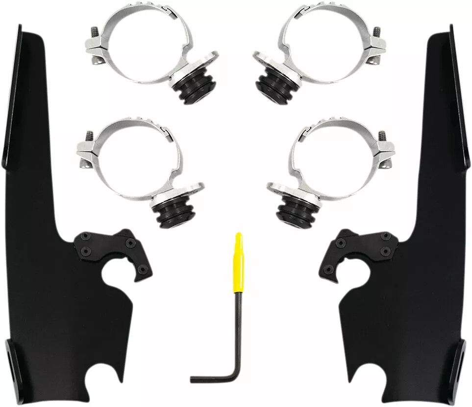 Memphis shades hd MEB2054 zsírok/vékony szélvédő trigger-zár teljes rögzítő készlet Szélvédő és karosszéria rögzítő alkatrész 0