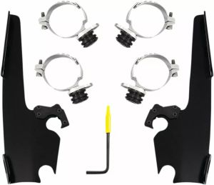 Memphis shades hd MEB2054 zsírok/vékony szélvédő trigger-zár teljes rögzítő készlet Szélvédő és karosszéria rögzítő alkatrész