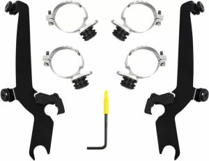 Memphis shades hd MEB2055 Sportshield trigger-zár teljes Mount Kit Szélvédő és karosszéria rögzítő alkatrész
