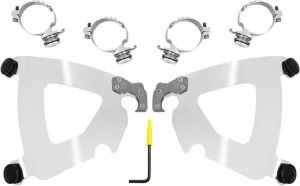 Memphis shades hd MEB2059 Road Warrior Trigger-Lock Mount készlet Szélvédő és karosszéria rögzítő alkatrész