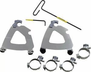 Memphis shades hd MEK2059 Road Warrior Trigger-Lock Mount Kit Szélvédő és karosszéria rögzítő alkatrész