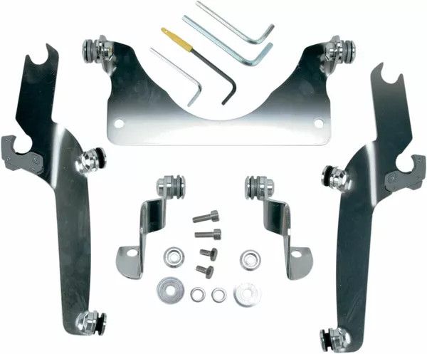 Memphis shades metric MEK1921 No-Tool Trigger-Lock Mount Kit a Sportshield számára Szélvédő és karosszéria rögzítő alkatrész 0