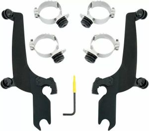 Memphis shades metric MEB1922 No-Tool Trigger-Lock Mount Kit a Sportshield számára Szélvédő és karosszéria rögzítő alkatrész