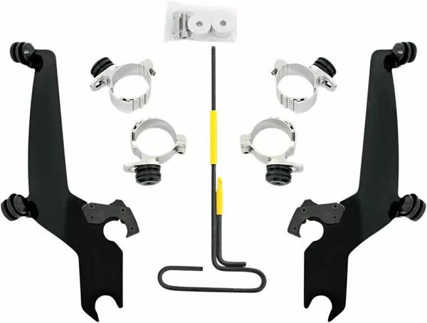 Memphis shades metric MEB8917 No-Tool Trigger-Lock Mount Kit a Sportshield számára Szélvédő és karosszéria rögzítő alkatrész 0