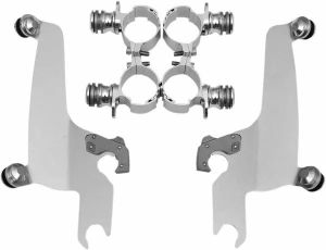 Memphis shades metric MEK1969 NO-TOOL TRIGGER-LOCK MOUNT KIT a Sportshield számára Szélvédő és karosszéria rögzítő alkatrész