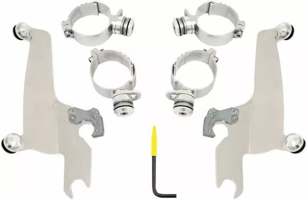 Memphis shades metric MEK1988 NO-TOOL TRIGGER-LOCK MOUNT KIT a Sportshield számára Szélvédő és karosszéria rögzítő alkatrész 0