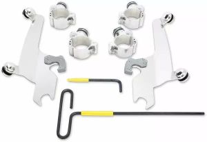 Memphis shades metric MEK2020 NO-TOOL TRIGGER-LOCK MOUNT KIT a Sportshield számára Szélvédő, fejidom