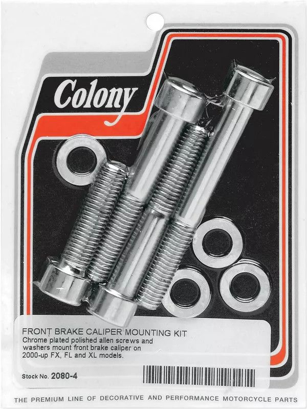 Colony 2080-4 elülső féknyereg csavarkészlet Karosszéria rögzítő, csavar Body H&A 0