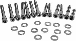 Drag specialties MK687SBK aljzatfejű csavarkészlet Karosszéria rögzítő, csavar Body H&A