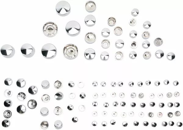 Drag specialties 352104 Bolt Cover Deluxe Kit Karosszéria rögzítő, csavar Body H&A 0