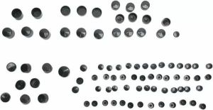 Drag specialties 352009 Bolt Cover Standard Kit Karosszéria rögzítő, csavar Body H&A