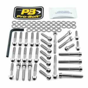 Pro bolt EBM047SS rozsdamentes acél motor csavarkészlet a BMW -hez Karosszéria rögzítő, csavar Body H&A