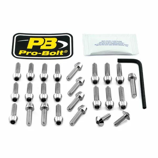 Pro bolt EBM820SS rozsdamentes acél motor csavarkészlet a BMW -hez Karosszéria rögzítő, csavar Body H&A 0