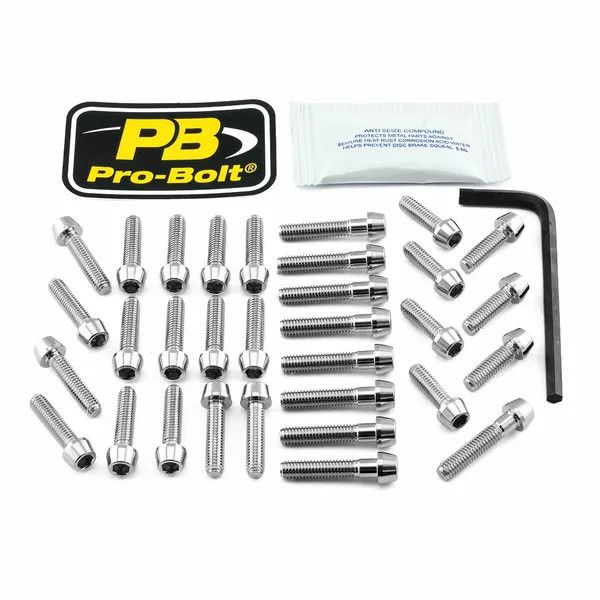 Pro bolt EYA660SS rozsdamentes acél motor csavarkészlet a Yamaha -hoz Karosszéria rögzítő, csavar Body H&A 0