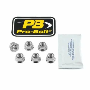 Pro bolt SS5SPN10 rozsdamentes acél lánckerék anyák Karosszéria rögzítő, csavar Body H&A