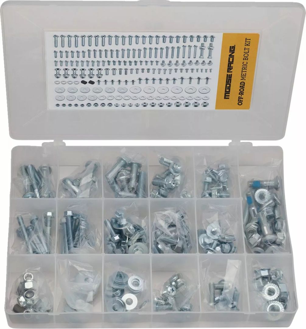 Moose racing hard-parts BKP-02 M1 metrikus csavarkészlet Karosszéria rögzítő, csavar Body H&A 0